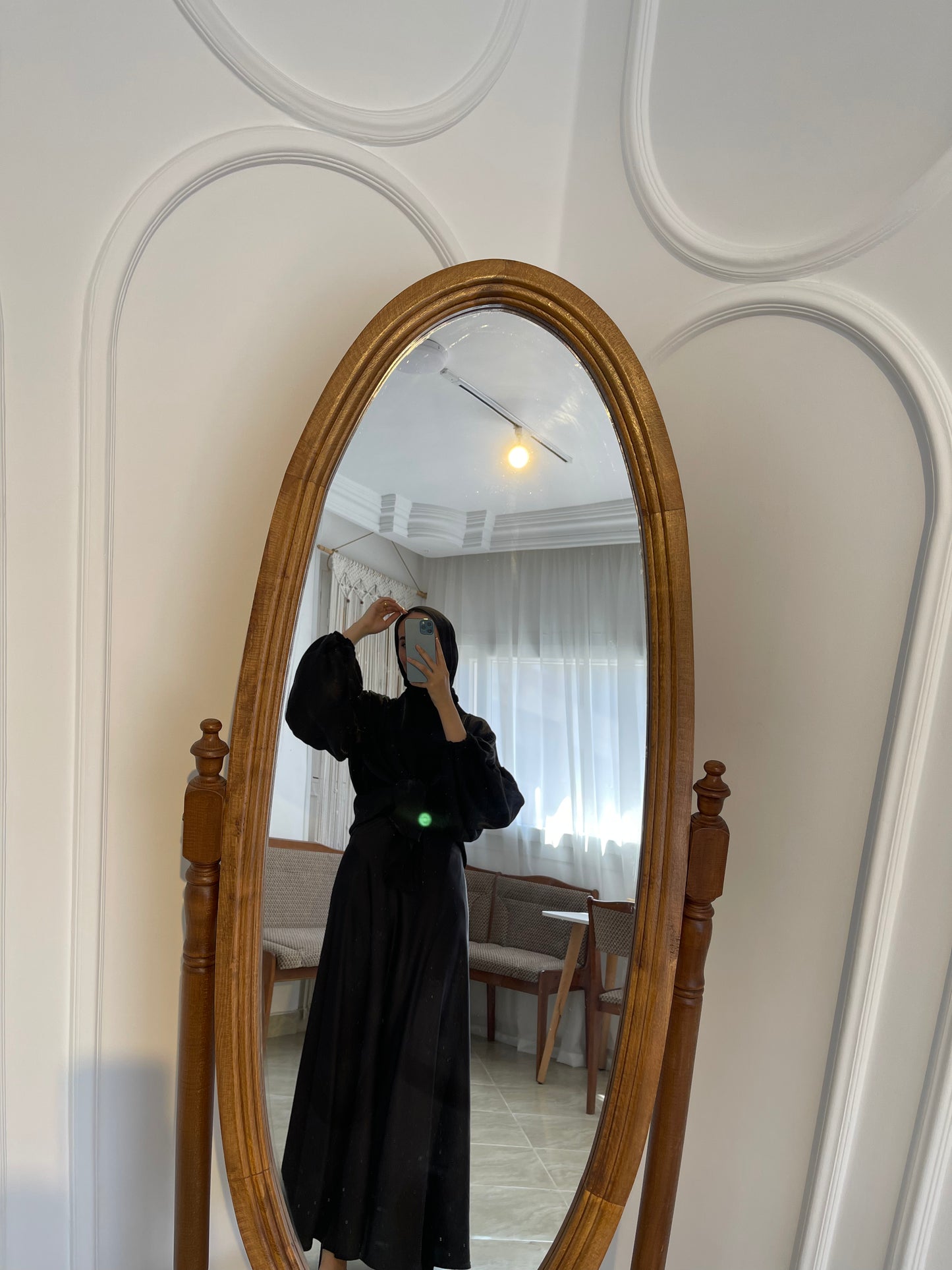 silk skirt