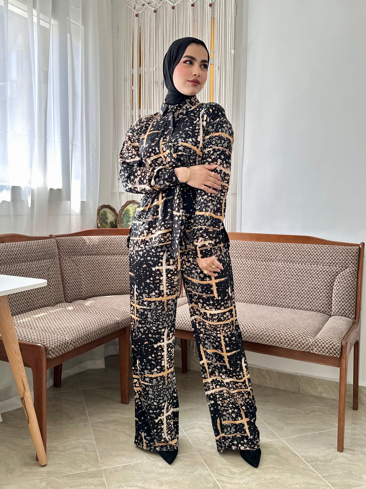 marri satin set