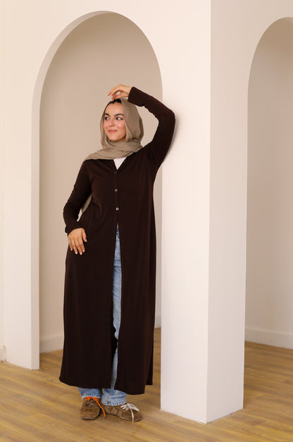 Contour Cardigan brown