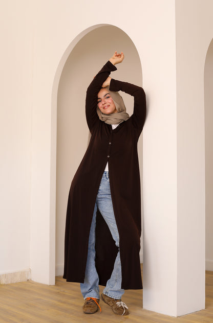 Contour Cardigan brown
