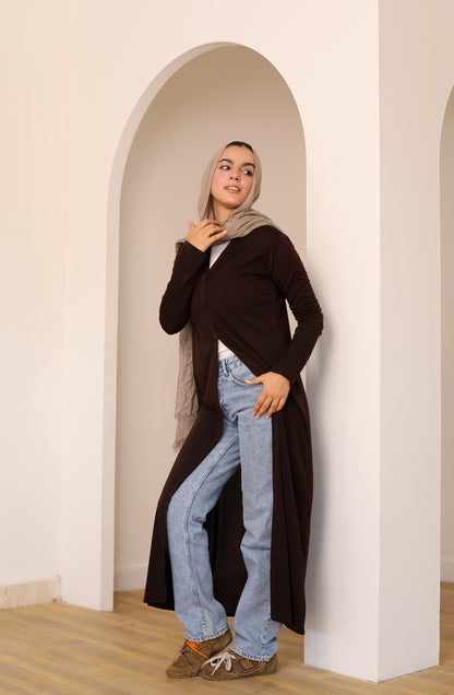 Contour Cardigan brown