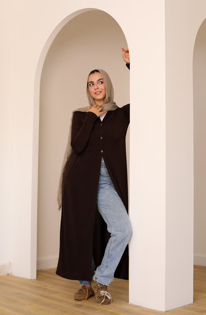 Contour Cardigan brown