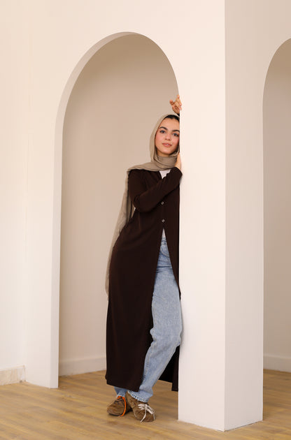 Contour Cardigan brown