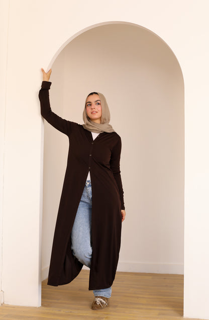 Contour Cardigan brown