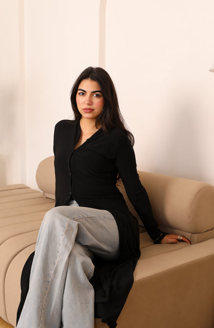 Contour Cardigan black
