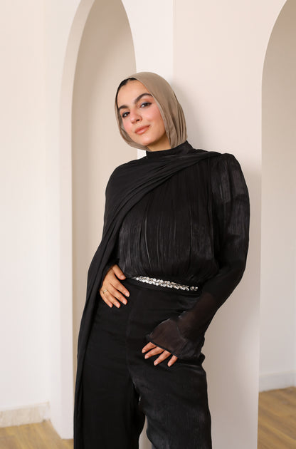 CLASSY NIGHT SET black