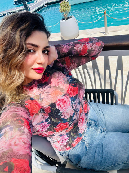 Flowery top