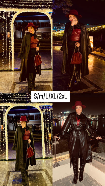leather coat