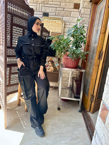Black jumpsuit