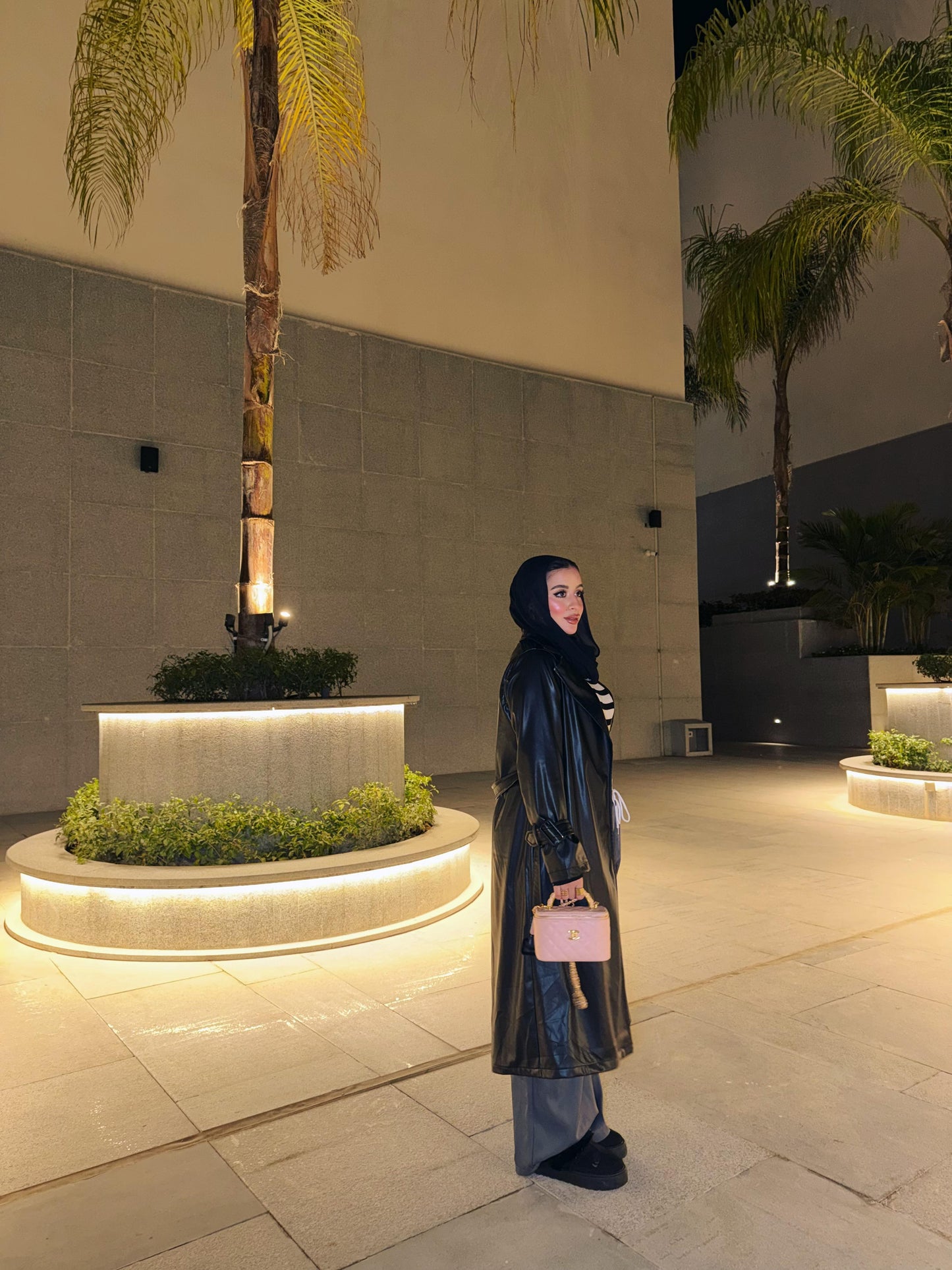 leather coat