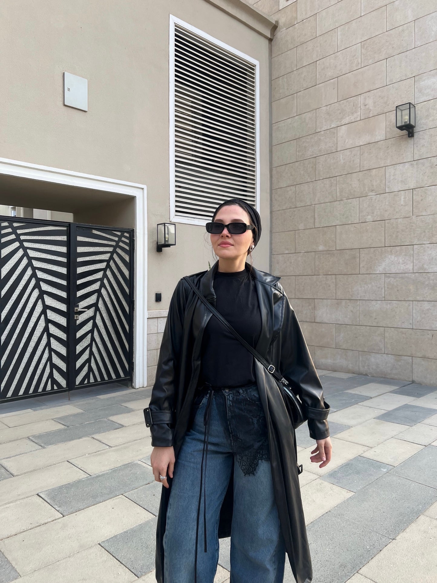 leather coat
