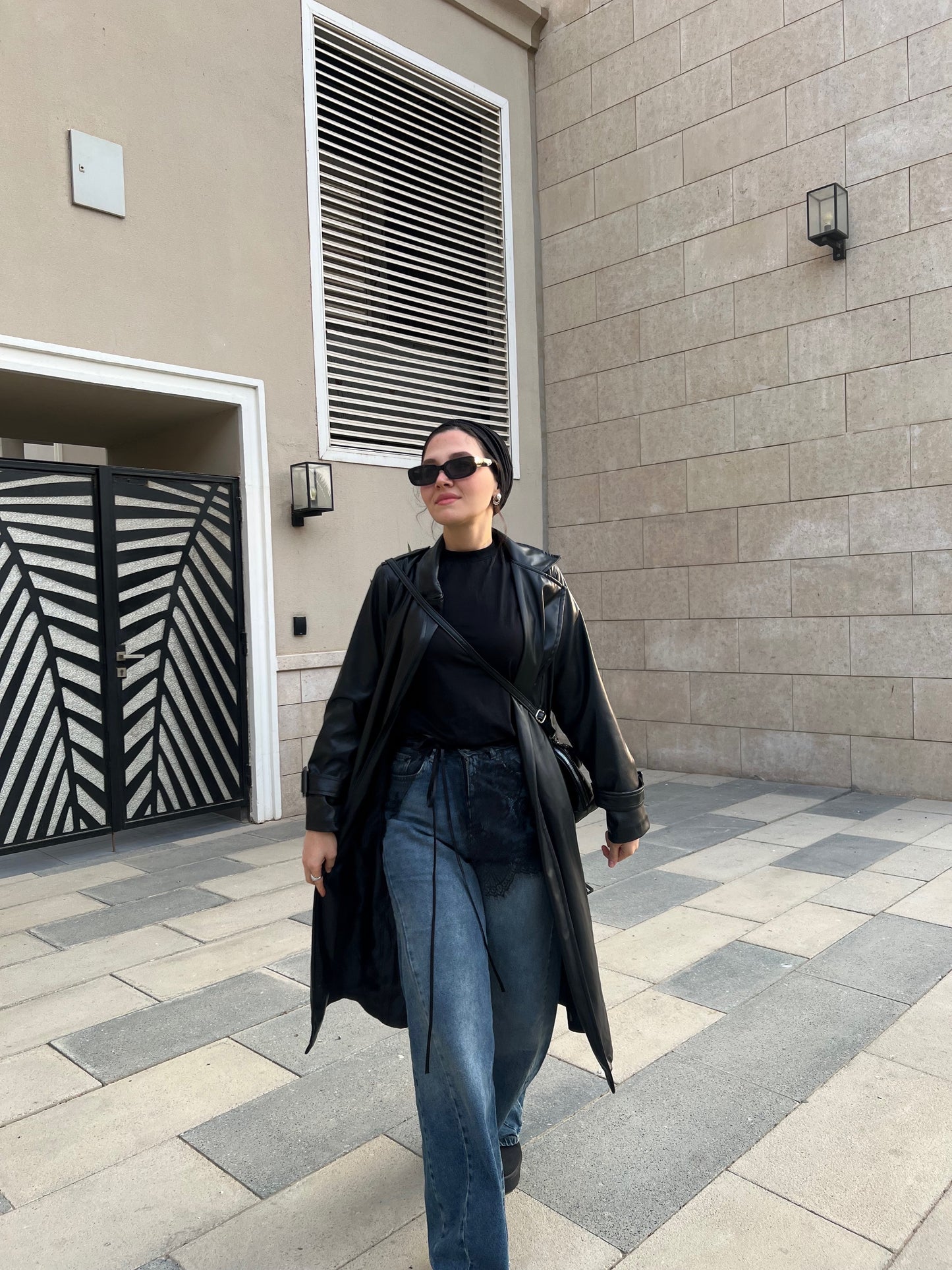 leather coat