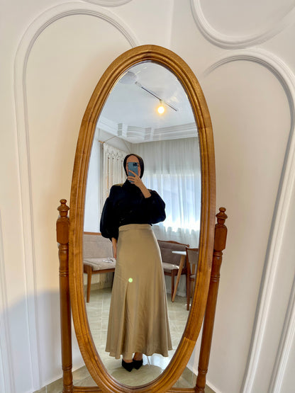 silk skirt