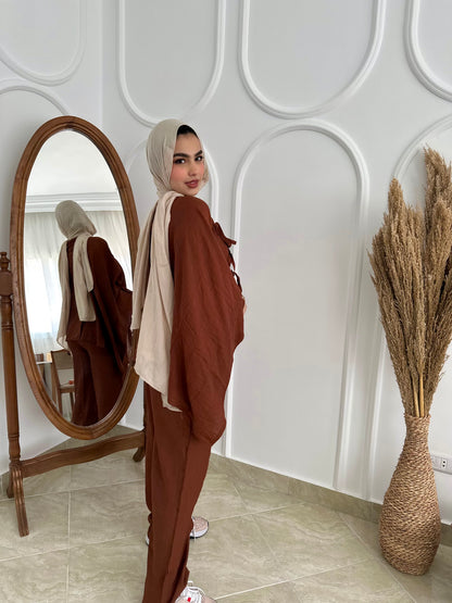 Brown comfy set