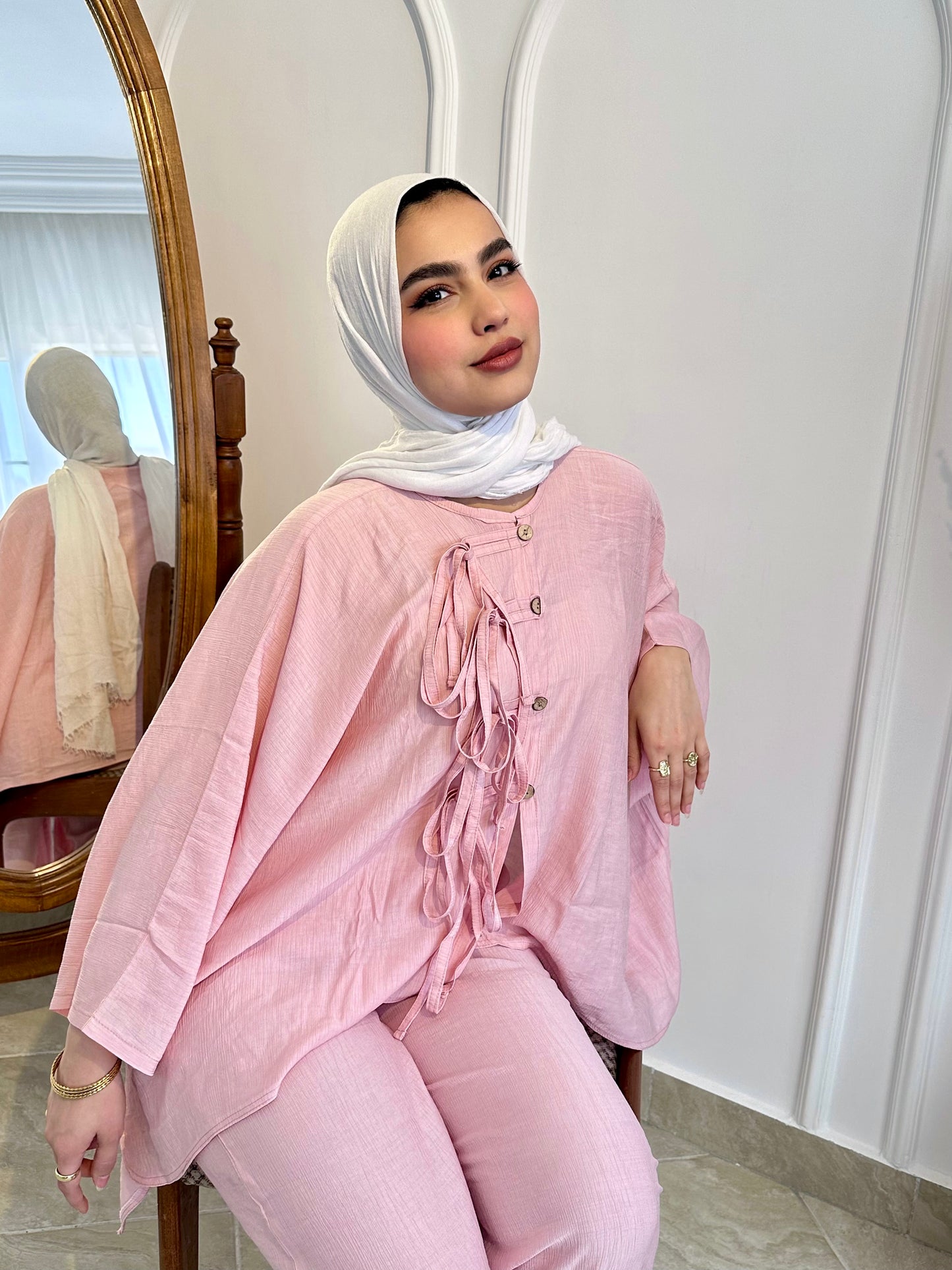 baby pink comfy set