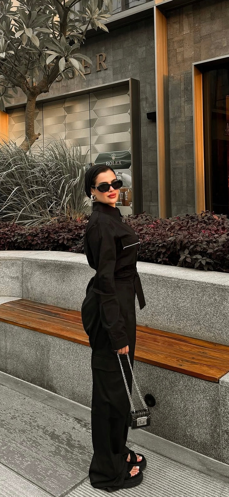 Black jumpsuit