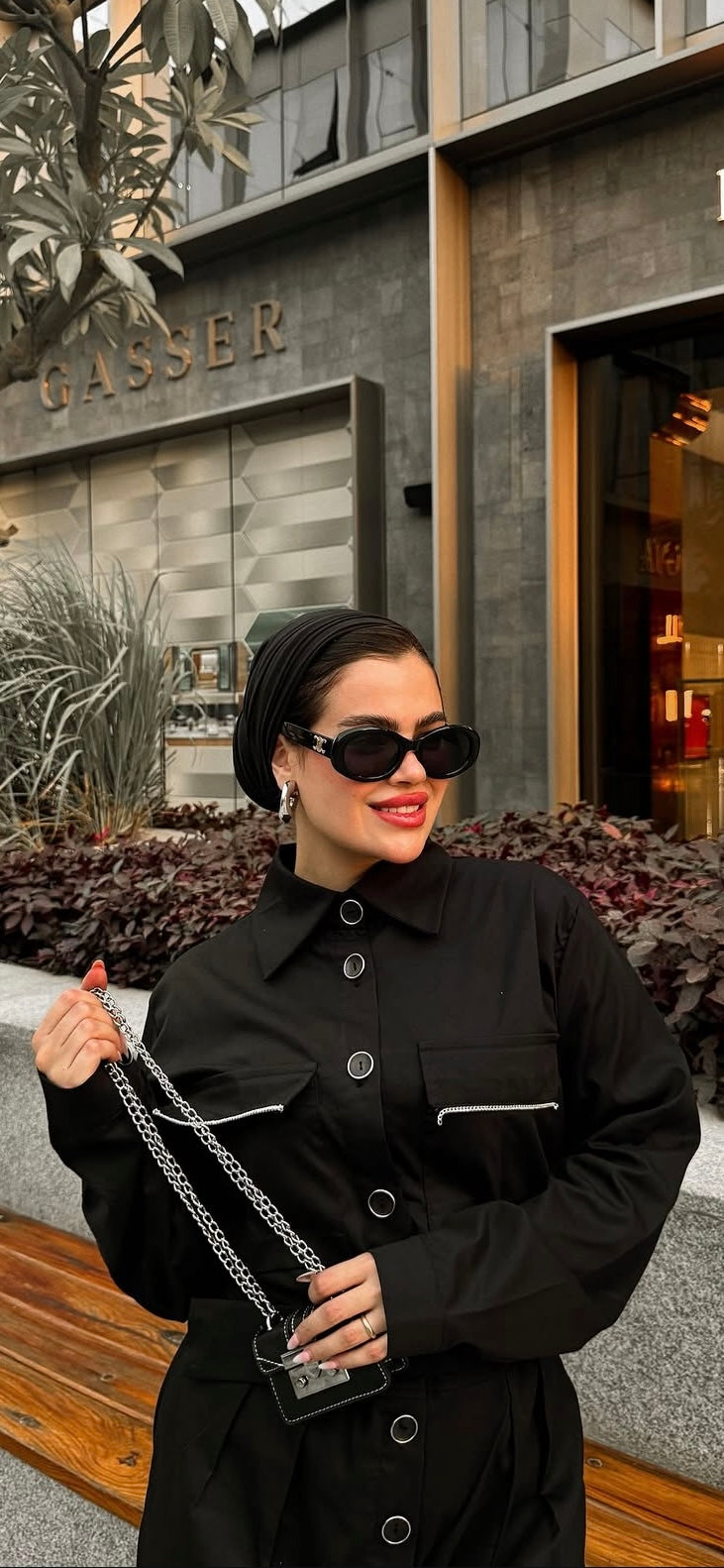 Black jumpsuit