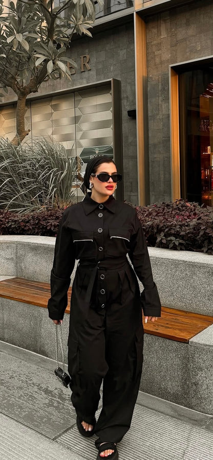 Black jumpsuit