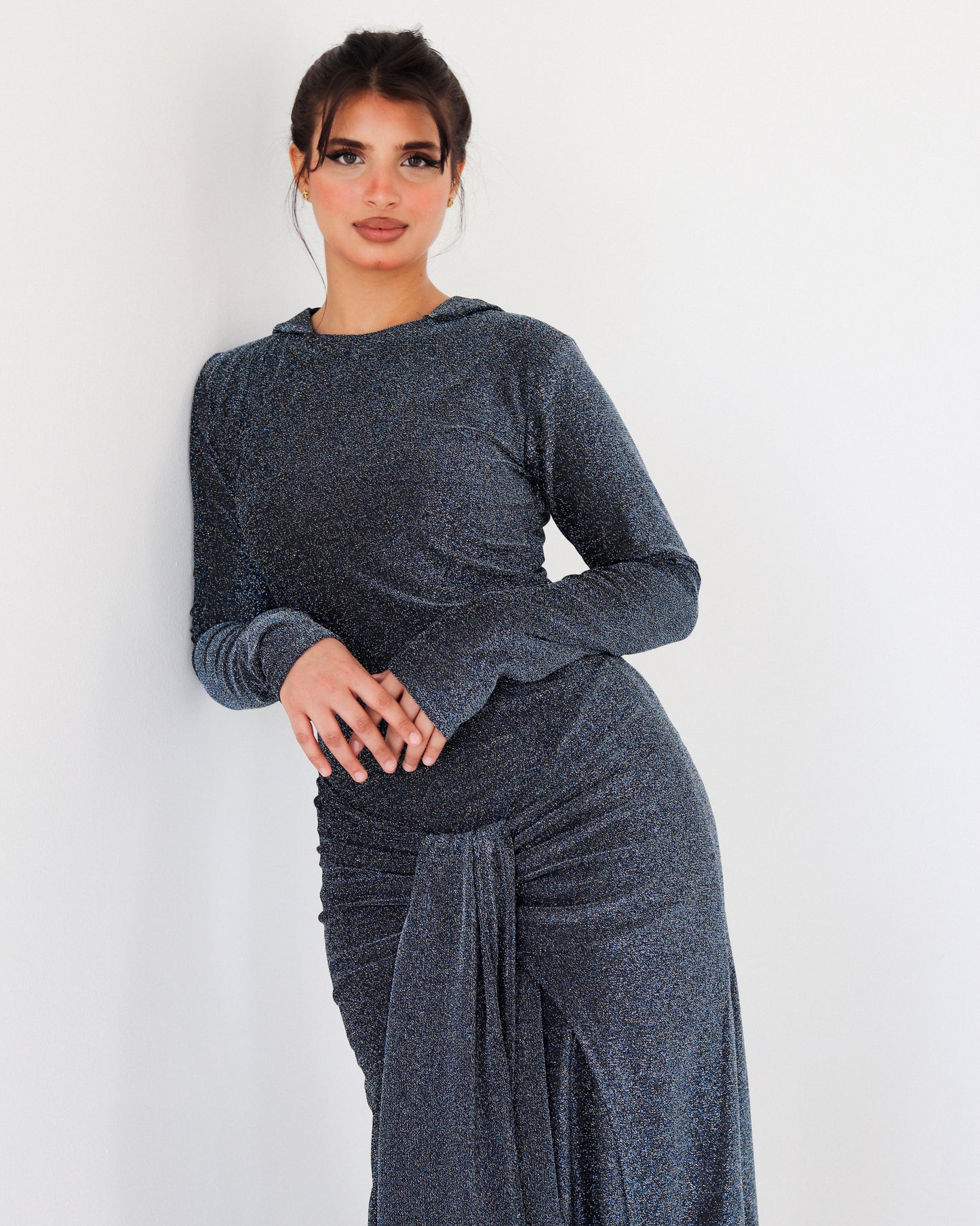 Veloura navy dress