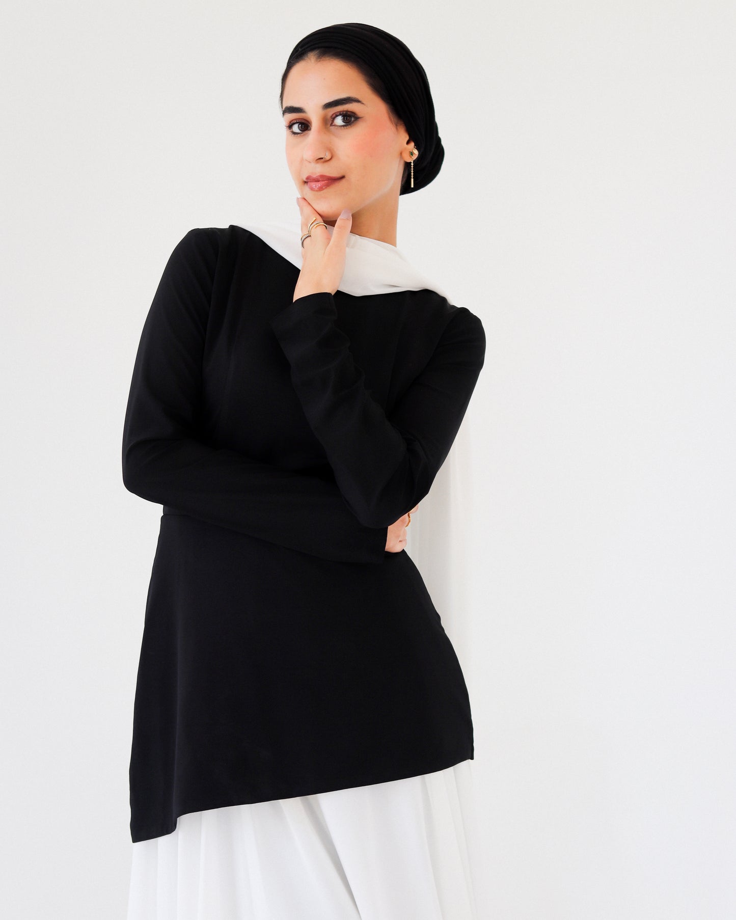 Amara black&white dress