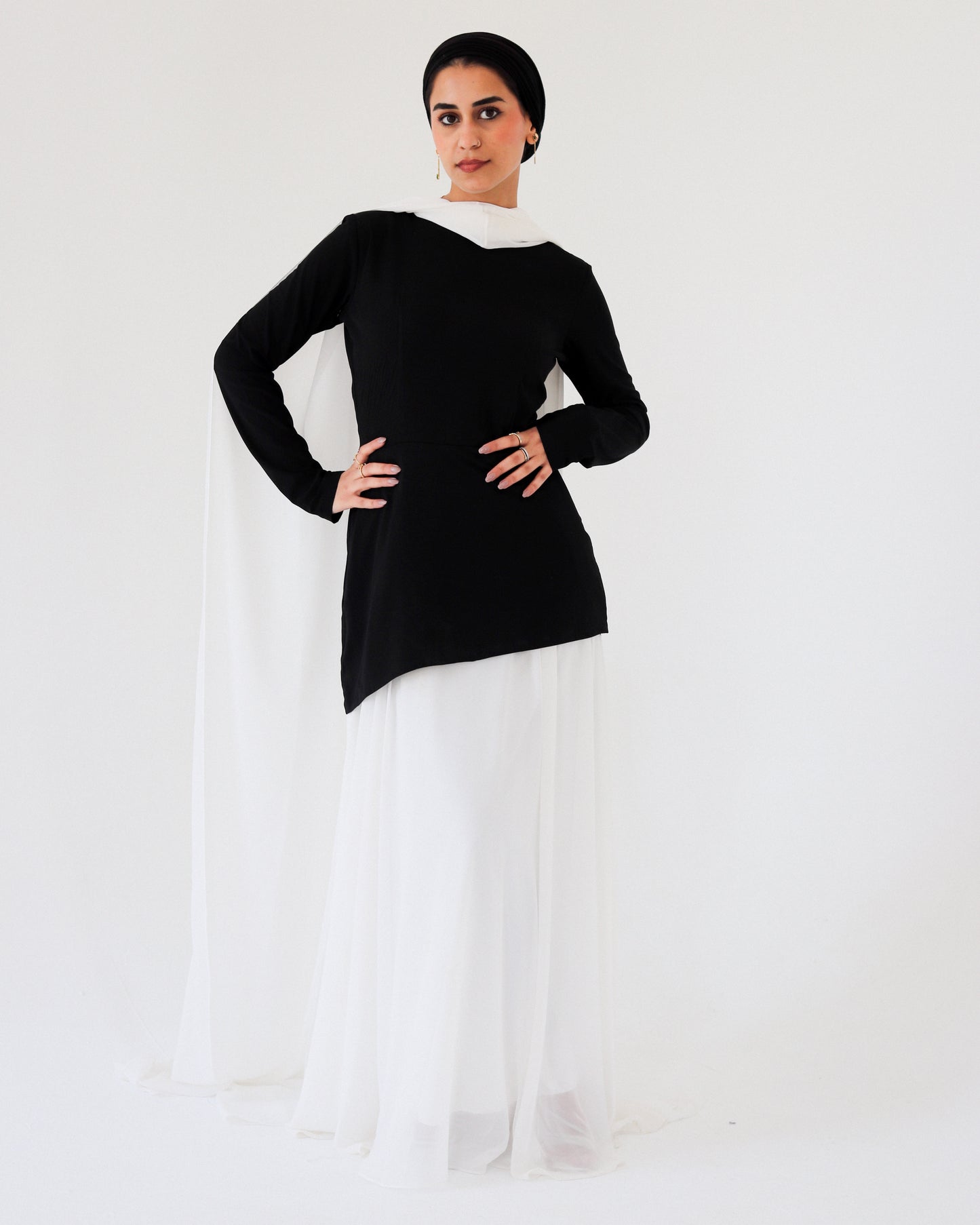 Amara black&white dress