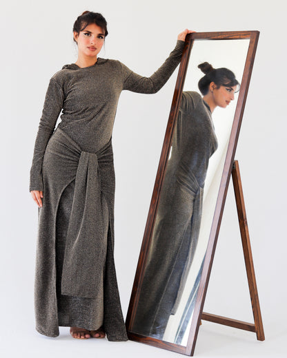 Veloura midnight olive dress